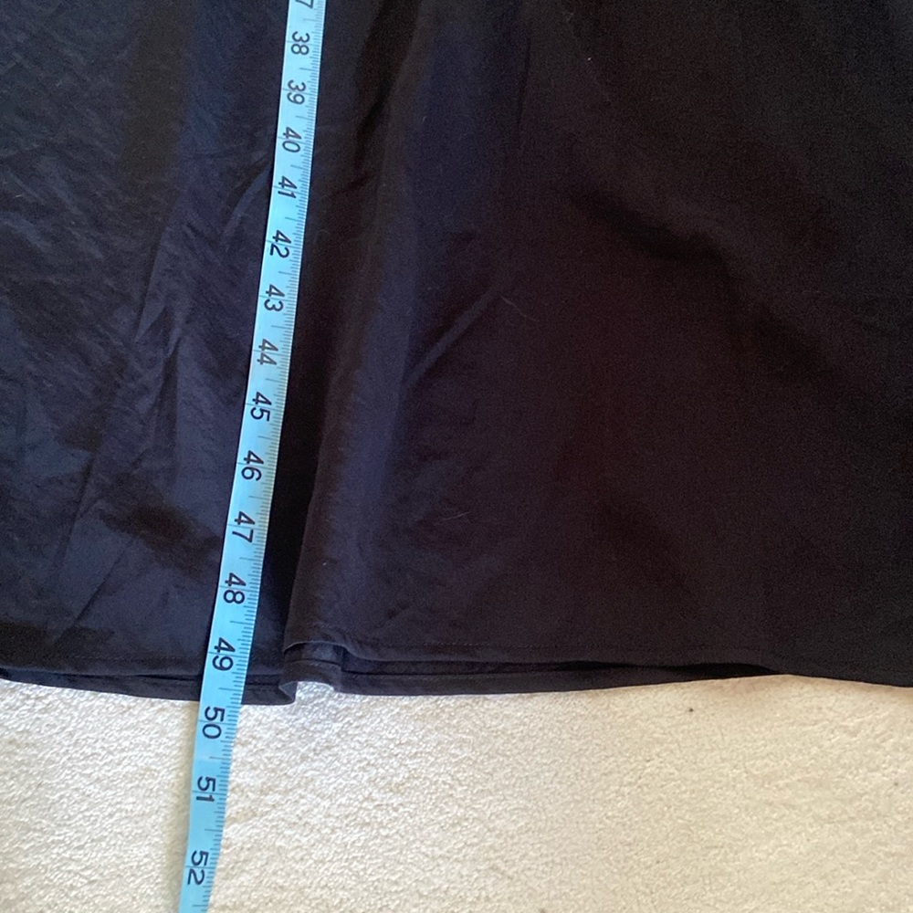 Madewell The Layton Midi Black Slip Midi Dress w/ Spaghetti Straps, Size 14 NWT - Picture 10 of 11